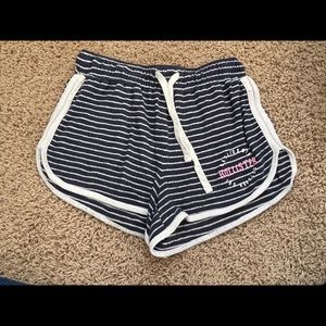 striped lounge shorts